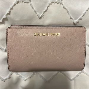 Michael Kors blush pink wallet